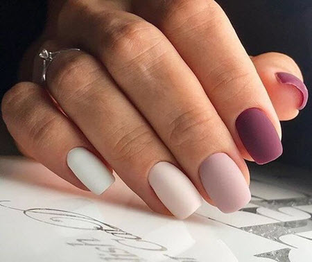 2022-2023 245 фото фиолетовый маникюр идеи красивого дизайна ногтей разных оттенков