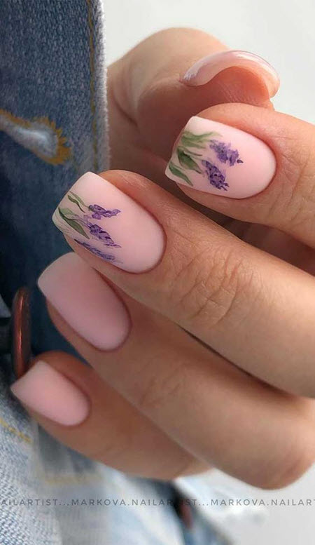 2022-2023 245 фото фиолетовый маникюр идеи красивого дизайна ногтей разных оттенков