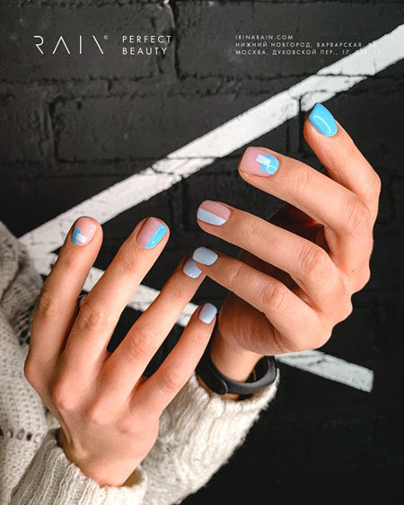 ТОП светлого маникюра 2022: светлые ногти, дизайн, 250  фото, тренды